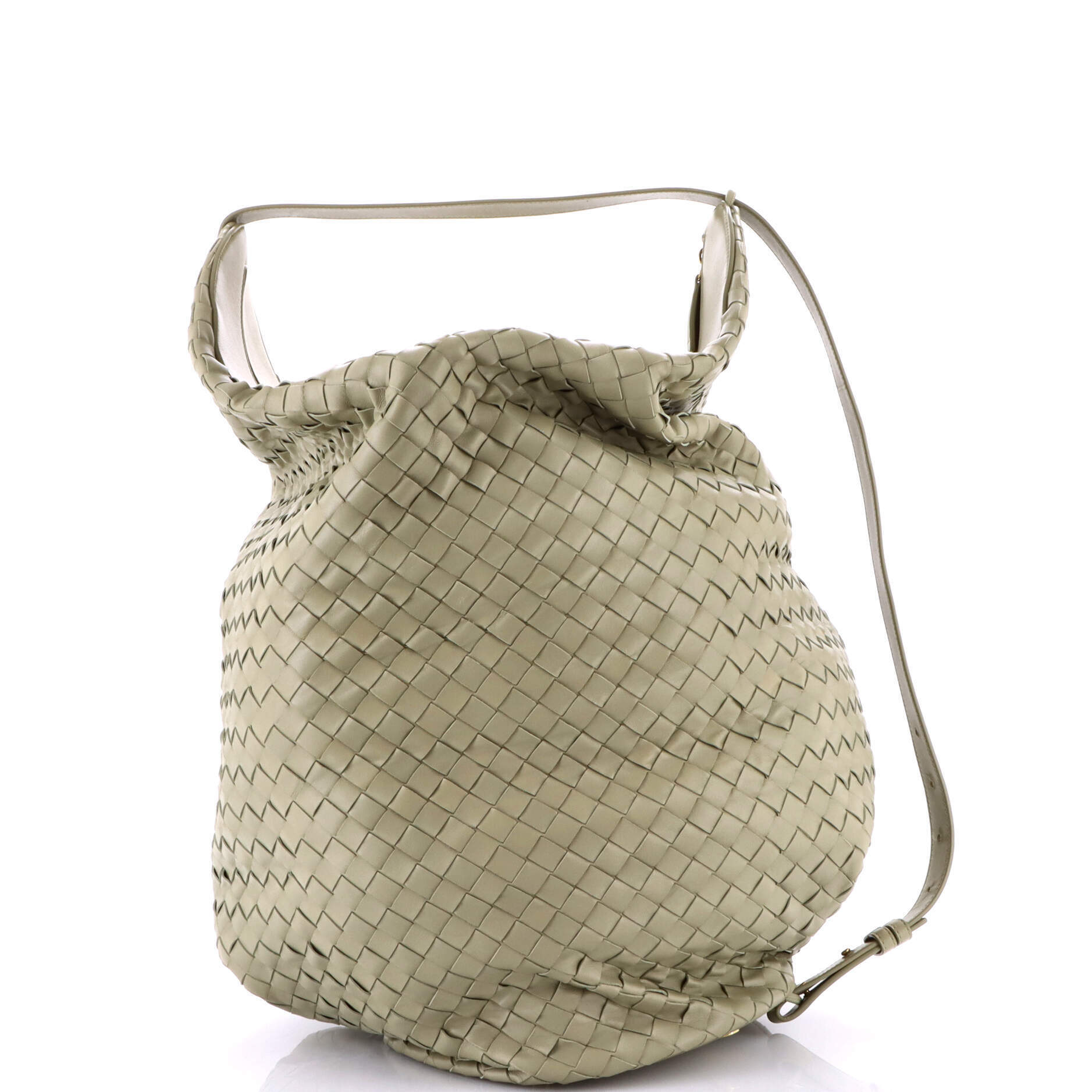 Bottega Veneta Extra Large Hop Bag Intrecciato Leather